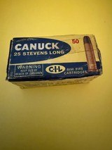Canuck 25 Stevens Long Ammunition 50 rounds