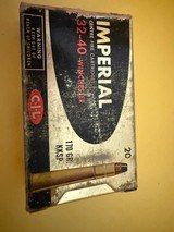 32*40 Imperial CANADA Winchester Center Fire Cartridges 170 GR 18 rounds - 5 of 9