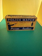 Vintage Peteres Rustless
38 Police MatchFull Box