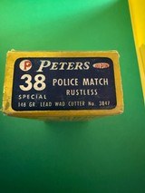 Vintage Peteres Rustless
38 Police MatchFull Box - 5 of 6
