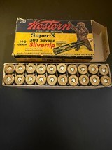 Vintage Winchester Silvertip 303 Savage Grizzly Bear Ammo - 5 of 5