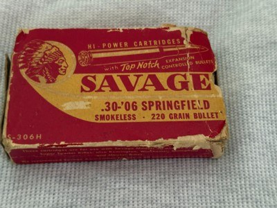 Savage 30 06 Springfield Vintage Bullets