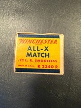 Winchester, ALL-X-MATCH, 22 long rifle, smokeless, - 3 of 5