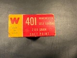 Winchester, 401 Winchester, Self-Loading, 200 Grain Soft Point - 3 of 6