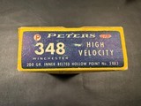 Peters, High Velocity , 348 Winchester, 200 Grain Inner belted Soft Point Bullets - 3 of 6