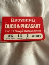 Browning Duck and Pheasant, 12 Gauge, 1 Pc, shot size 6 - 2 of 6