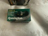 Remington Viper 22 Hyper Velocity Rimfire Cartridges Vintage Brick - 9 Boxes - 9 of 9