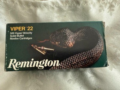 Remington Viper 22 Hyper Velocity Rimfire Cartridges Vintage Brick
9 Boxes