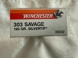 Winchester Super X 303 Savage, 190 Gr. Silvertip Cartridges - 7 of 7