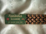 Remington Kleanbore 32 Short Rim Fire Cartridges Vintage