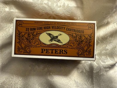 Peters Vintage 22 Long Rifle High Velocity Solid Point