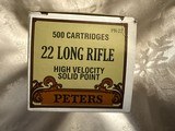 Peters Vintage 22 Long Rifle High Velocity Solid Point - 5 of 8