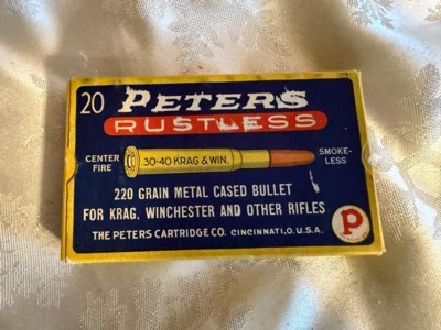 Vintage Peters Rustless 30 40 Krag & Win