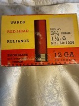 Montgomery Wards Red Head 12 Gauge Vintage Ammo - 2 of 8