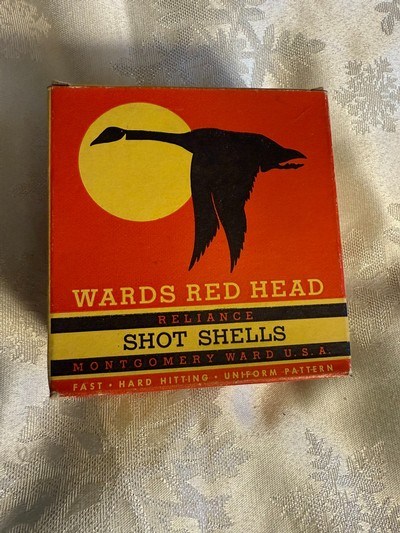 Montgomery Wards Red Head 12 Gauge Vintage Ammo