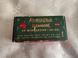 Vintage Remington Kleanbore 44 Winchester (44-40)