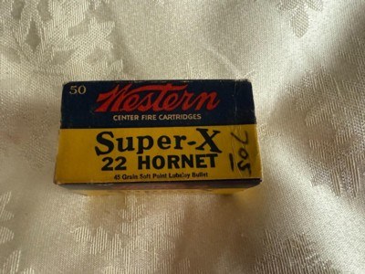 Vintage Box of 22 Hornet Super X
