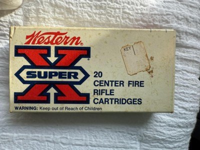 Vintage Western Super X 300 Savage 180 Grain Silvertip