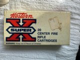 Vintage Western Super X 300 Savage 180 Grain Silvertip