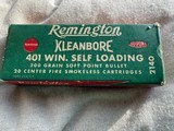 Vintage 401 Winchester Self Loading 200 GR