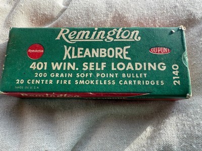 Vintage 401 Winchester Self Loading 200 GR