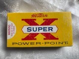 Vintage Winchester Western 284 Super X Rifle Ammo
