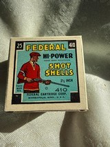 Federal HI-POWEER 410 Gauge Shot Shells Shot 9 Skeet - 3 of 6