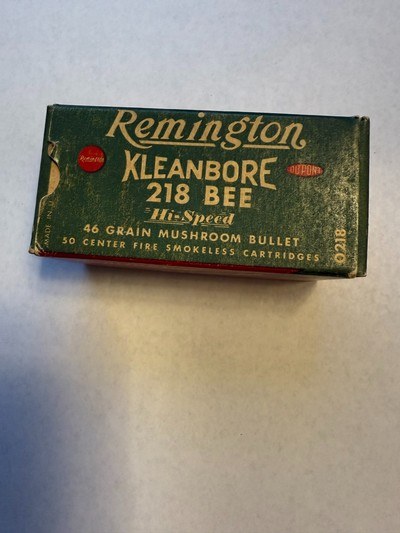 Vintage Remington 218 Bee Mushroom Bullets