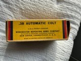 1940's Winchester 38 Auto Colt Full Box - 2 of 6
