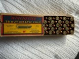 1940's Winchester 38 Auto Colt Full Box - 6 of 6