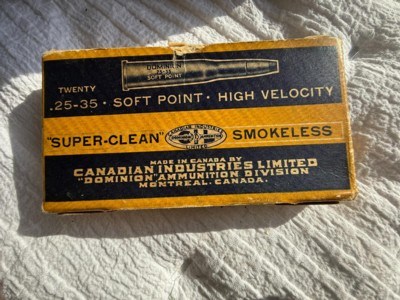 Vintage Dominion 25-35 Soft Pont 117 Grain Bullets