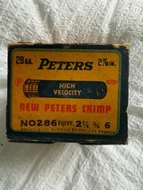 Vintage Peters Rustless High Velocity 28 Gauge Ammo - 2 of 5