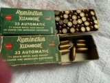 Remington Kleanbore 32 Automatic 71 Grain Metal Case Bullets - Image 1 of 5