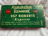 Remington Kleanbore 257 Roberts Express117 Grain - Image 1 of 7