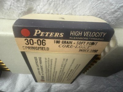 Peters High Velocity 30-06 Springfield Cartridges - Image 5 of 5