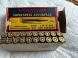 Winchester Super Speed 300 Savage Cartridges - Image 1 of 4