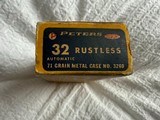 Peters Rustless 32 Automatic 71 Grain Metal Case Bullets - Image 6 of 7