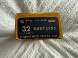 Peters Rustless 32 Automatic 71 Grain Metal Case Bullets - Image 7 of 7