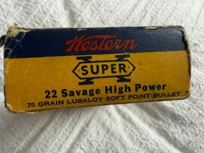 Western Super X 22 Savage High Power Lubaloy Bullets - Image 6 of 7