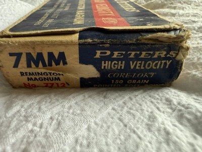 Vintage Peters High Velocity 7MM Remington Magnum Bullets - Image 8 of 8