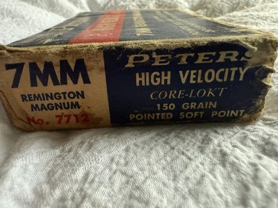 Vintage Peters High Velocity 7MM Remington Magnum Bullets - Image 7 of 8