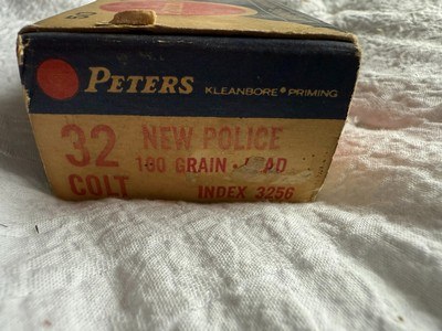 Vintage Peters New Police 32 ColtCenter Fire Cartridges - Image 7 of 7