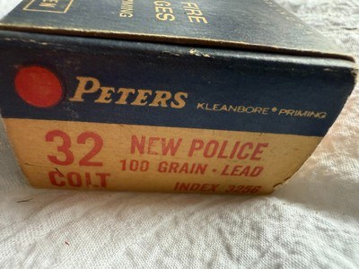 Vintage Peters New Police 32 ColtCenter Fire Cartridges - Image 6 of 7