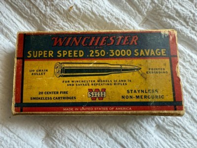 Winchester Super Speed 250-3000 Savage - Image 2 of 6