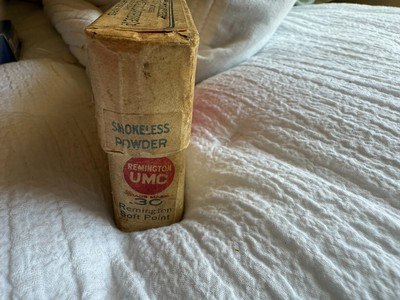 Vintage .30 Remington Smokeless UMC Two Piece Box 170 GRS. Soft Point Bullets - Image 5 of 6