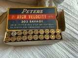 Peters 303 Savage High Velocity 150 GR Inner Belted Soft Point Bullets - Image 1 of 6