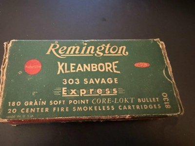 Remington Kleanbore 303 Savage Express - Image 1 of 5