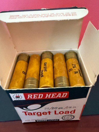 Montgomery Ward Vintage Red Head Target Load 20 Gauge - Image 1 of 5