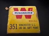 Winchester 351 Self Loading 180 Gr Soft Point Cartridges - 5 of 6
