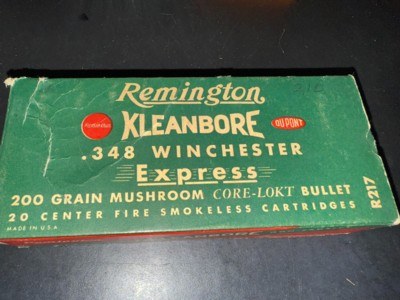 Remington Kleanbore 348 Winchester - Image 1 of 7